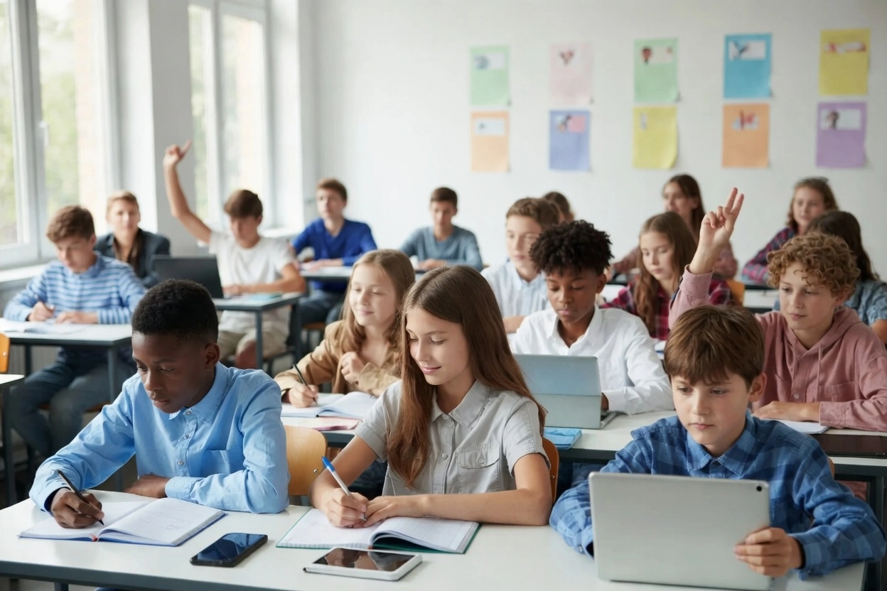 Kids and teens learning English online
